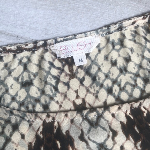 Python print Mini Dress - Picture 2 of 4